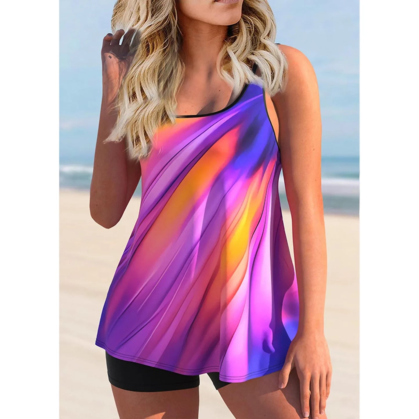 Women's 2024 Vintage Retro High Waist Swimsuit