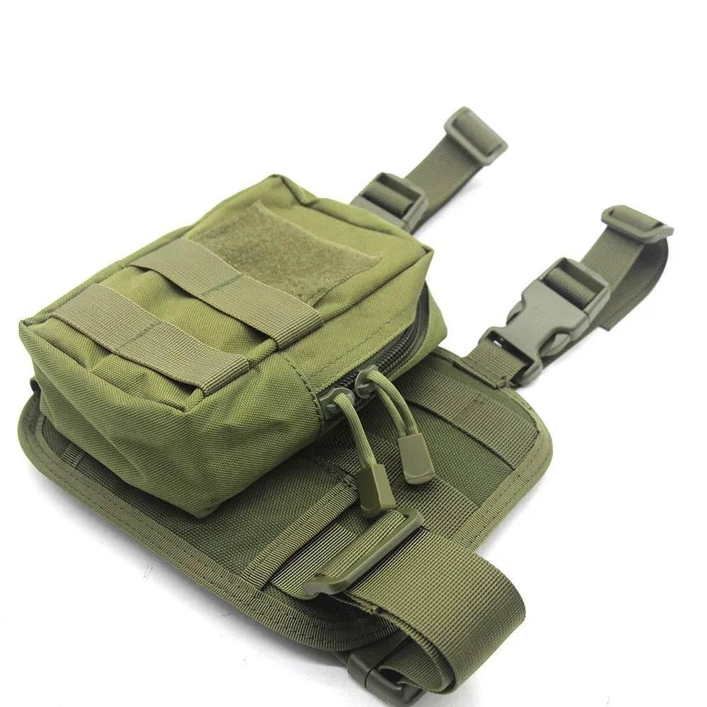 Tactical Molle EDC Pouch Compact Utility Pouch 600D Organizer Tools Bags with Thigh Rig Panel Multipurpose Tool Bag Wasit Bag - Empire P.E