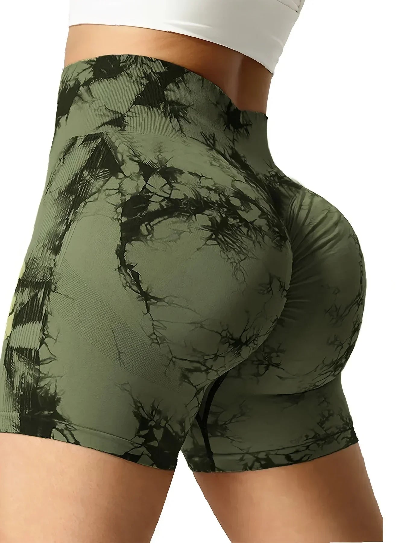 3-Pack High-Waisted  Yoga Shorts Set