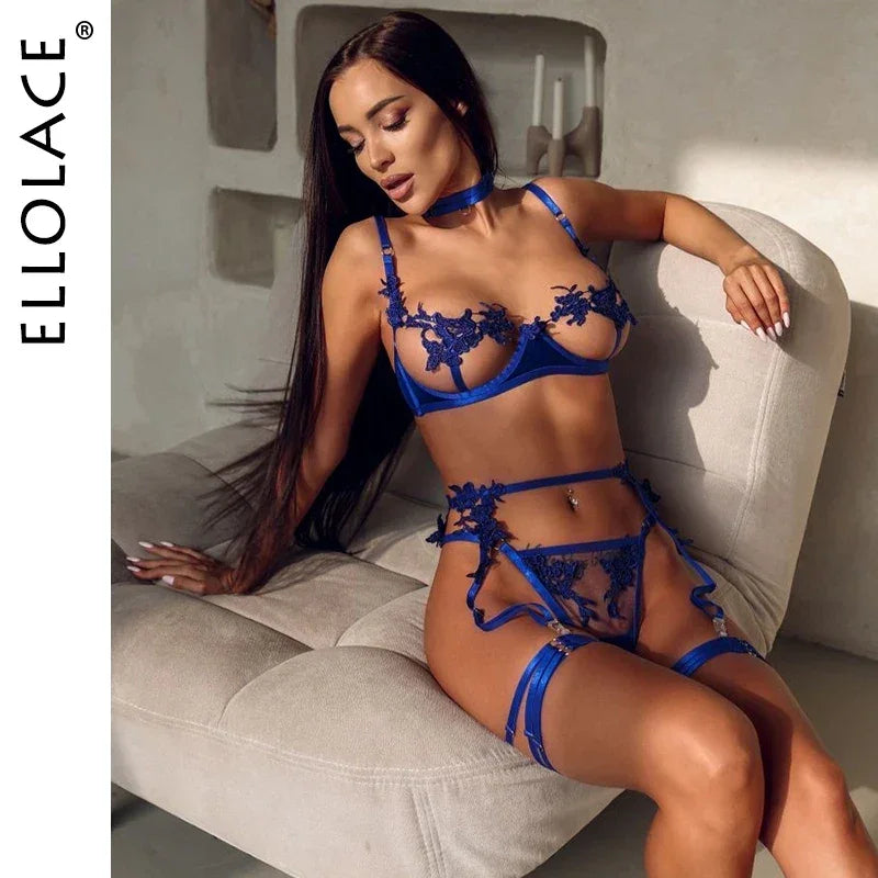 Sensual Lingerie Open Bra See Through
