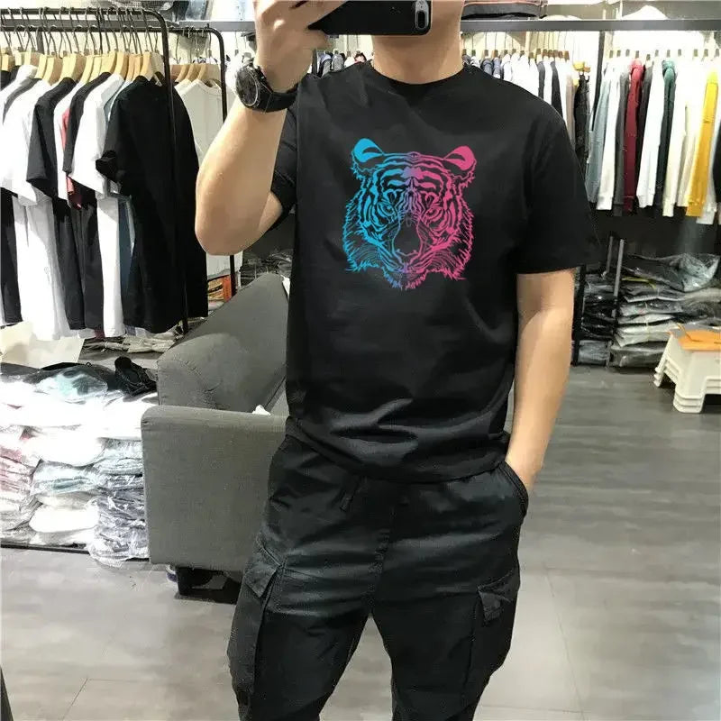 T Shirt for Men Tee Shirts 100% Cotton Streetwear