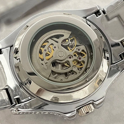 Hip Hop Big Square Diamond Bling Watch
