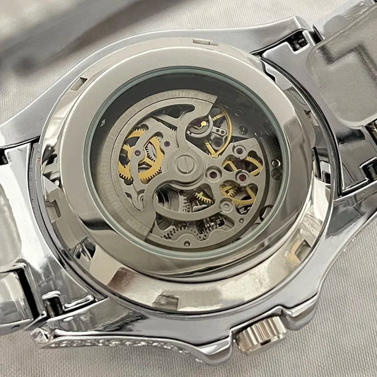 Hip Hop Big Square Diamond Bling Watch