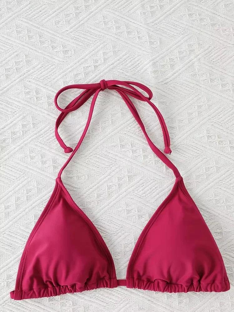Women Thong Bikini Set Side Lace-up Sexy Swimsuit - Empire P.E