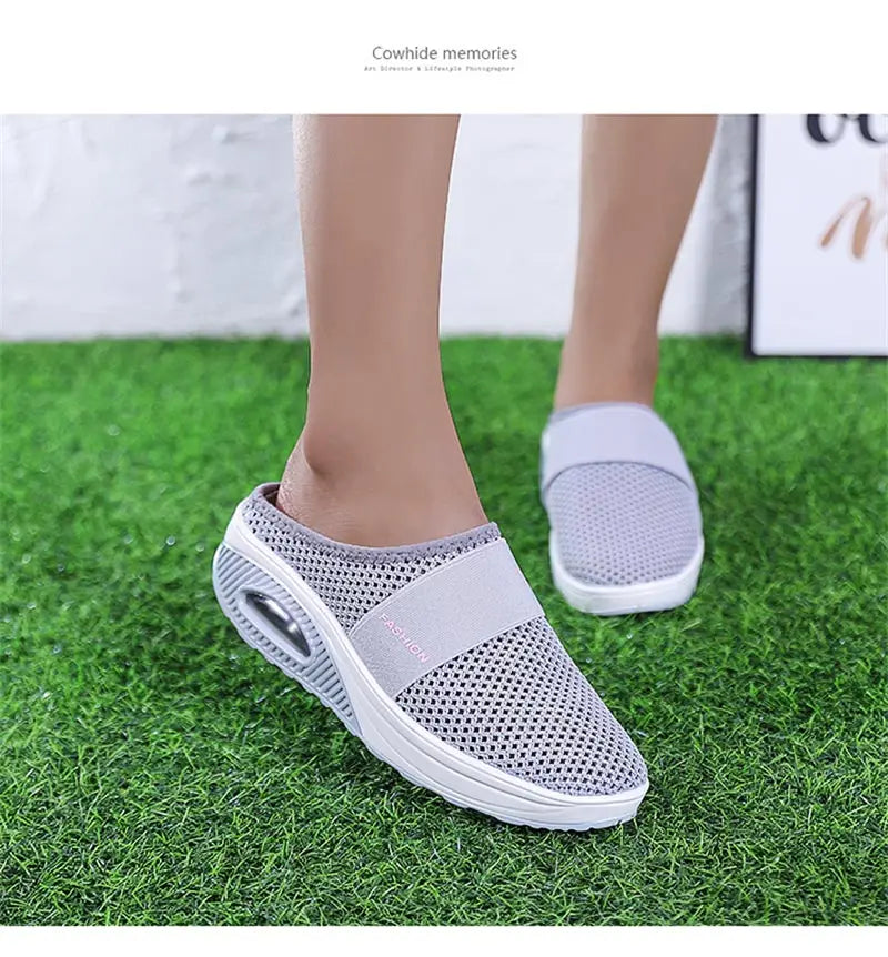 slip-ons without back female sneakers women's sport shoes professional running shoes black sports shoes skor walkx 1229 - Empire P.E