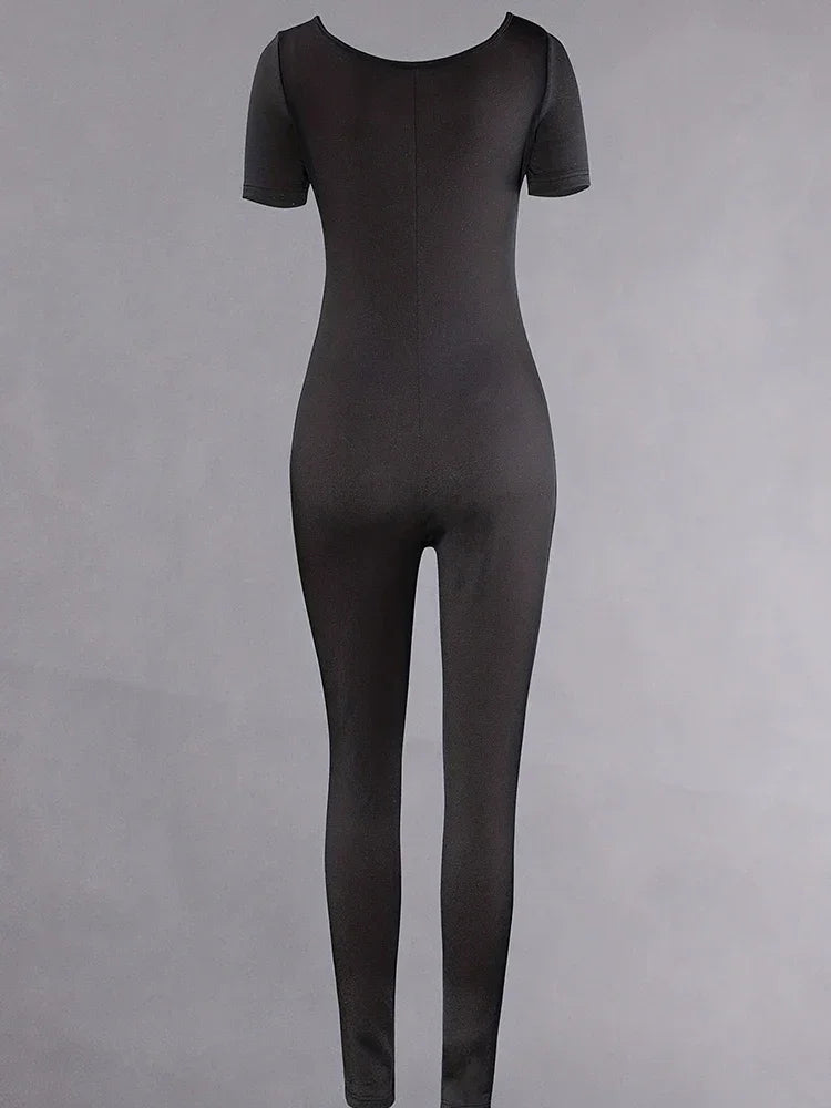 Women's Rompers Solid Skinny Bodycon Jumpsuits - Empire P.E