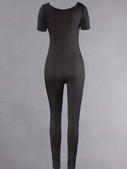 Women's Rompers Solid Skinny Bodycon Jumpsuits - Empire P.E