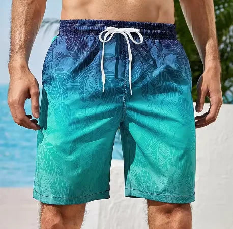 Men's 3D Print Graffiti Art Pattern Beach Shorts
