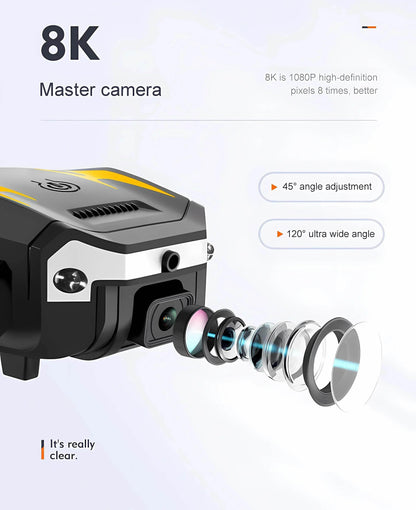 Newest S6 Max 8K Drone Professional Foldable Quadcopter Aerial HD Camera GPS RC Helicopter 10KM Obstacle Avoidance Sell Apron - Empire P.E