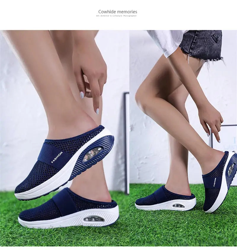 slip-ons without back female sneakers women's sport shoes professional running shoes black sports shoes skor walkx 1229 - Empire P.E