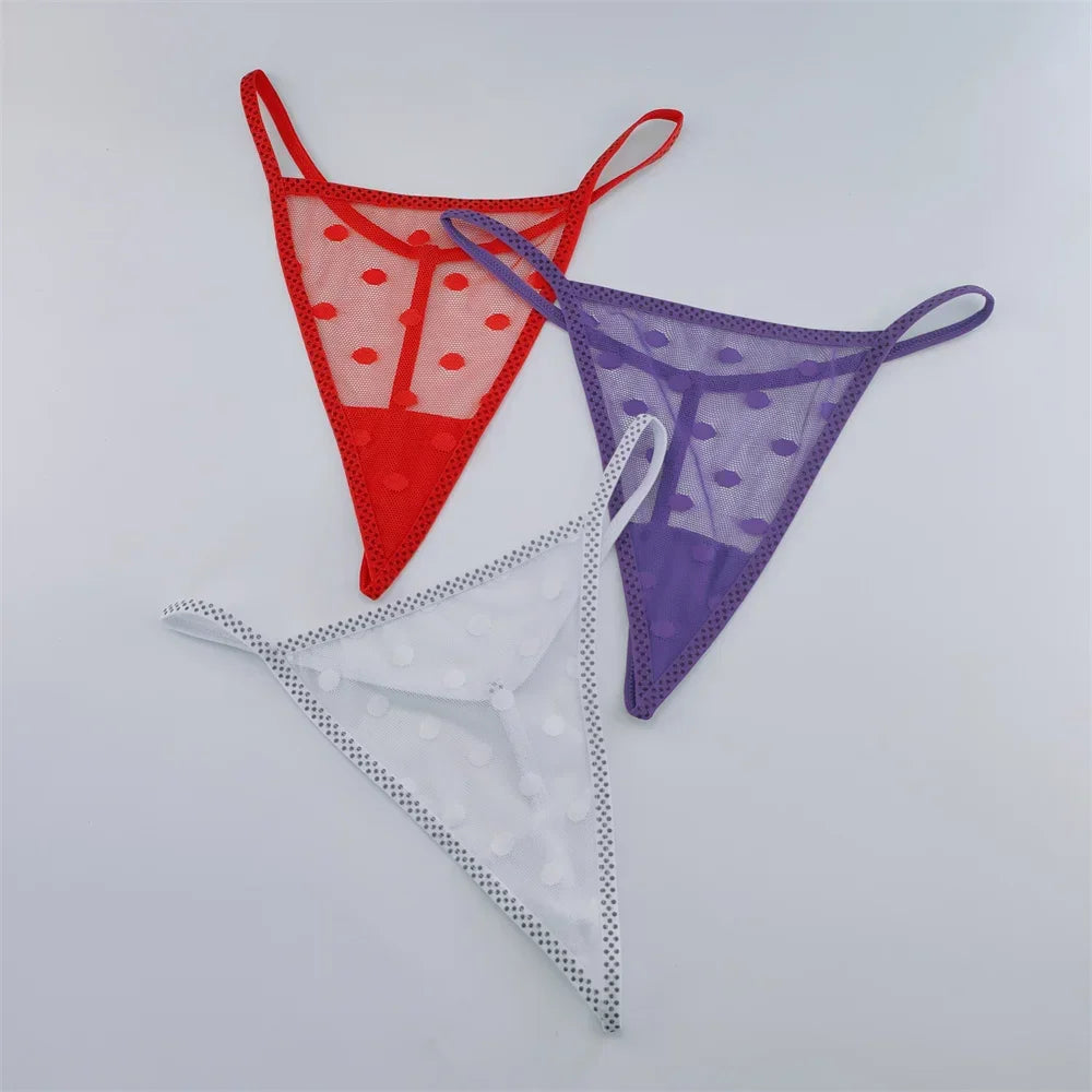 3pcs/pack Micro Transparent Thong - Empire P.E