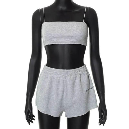 2025 New Sport Wear High Street Track Suits Sweatshirt Shorts Sets New Matching Sets 3 Pieces Set Women's Suits - Empire P.E