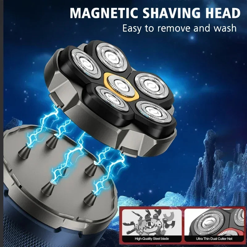 Tinsol Titanium Electric Head Shaver - Empire P.E