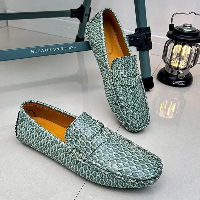 New Loafers Men Handmade Leather Dress Shoes - Empire P.E