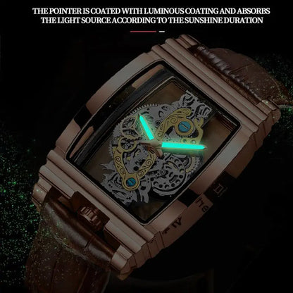 2024 Transparent Full Hollow Metal Leather Watches
