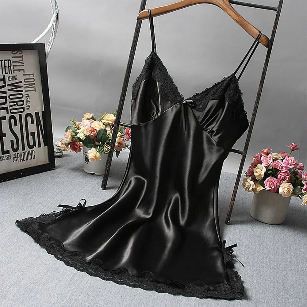 Sexy Lace Patchwork NightDress