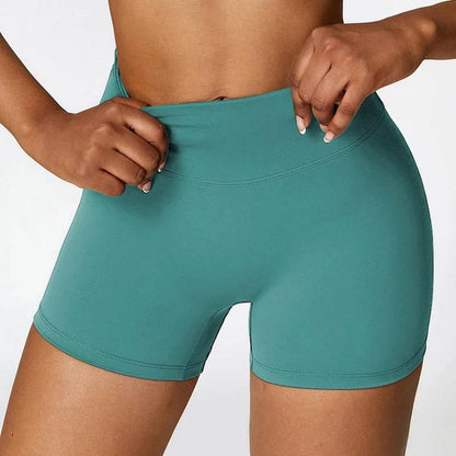Women's sports Yoga shorts High waist hip lift fitness running cycling quick dry Breathable Yoga women's 3 points yoga shorts - Empire P.E