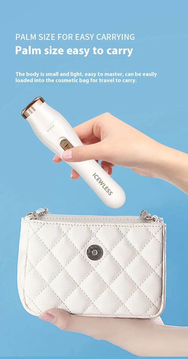Electric Hair Trimmers for Women Waterproof Razor Painless Private Body Hair Removal Device shaver Bikini Arm Leg Face Shaving - Empire P.E