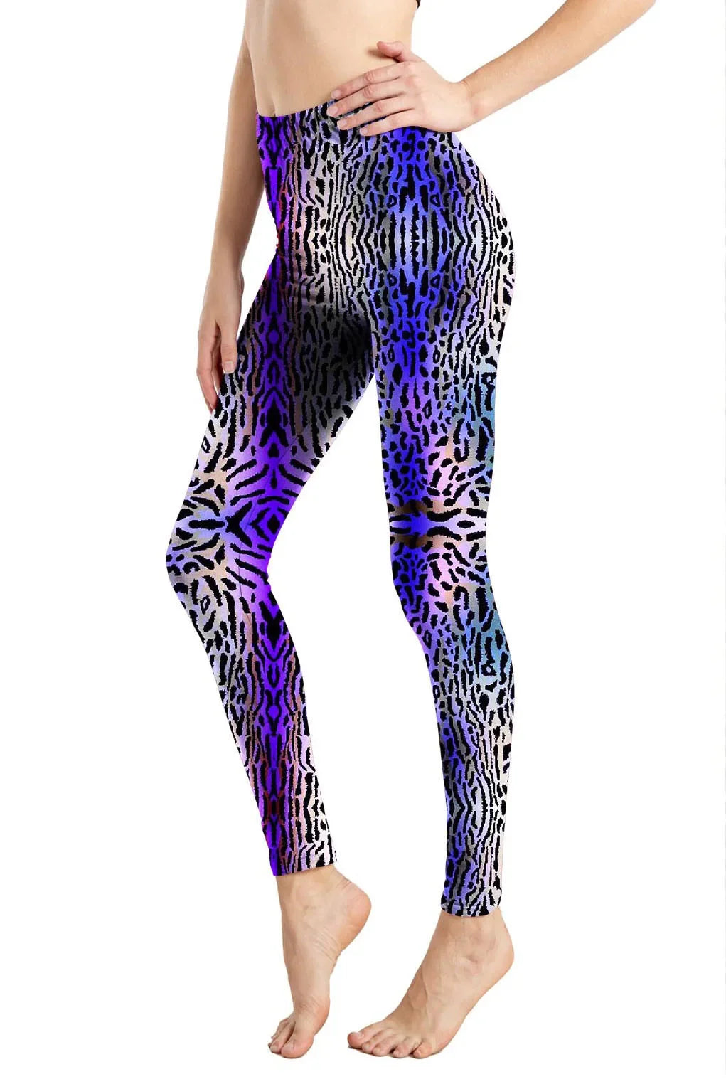 Leopard Leggings Printed High Waist - Empire P.E