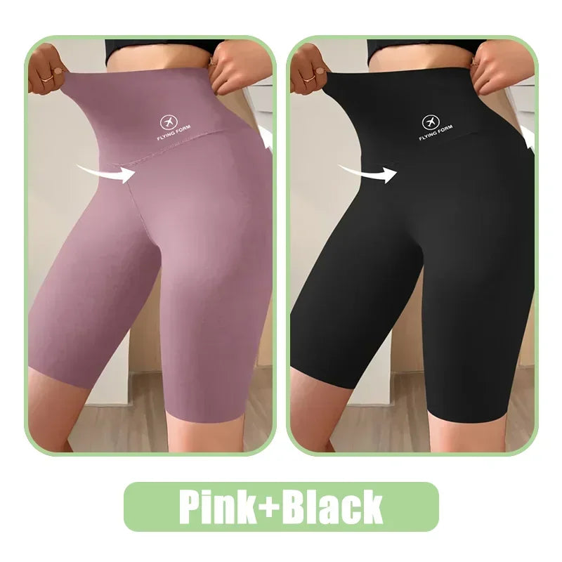 Seamless Women Sports Shorts High Waist Fitness Jogging Body Shaping Boxers Push Up Scrunch Butt Biker Slim Underwear - Empire P.E