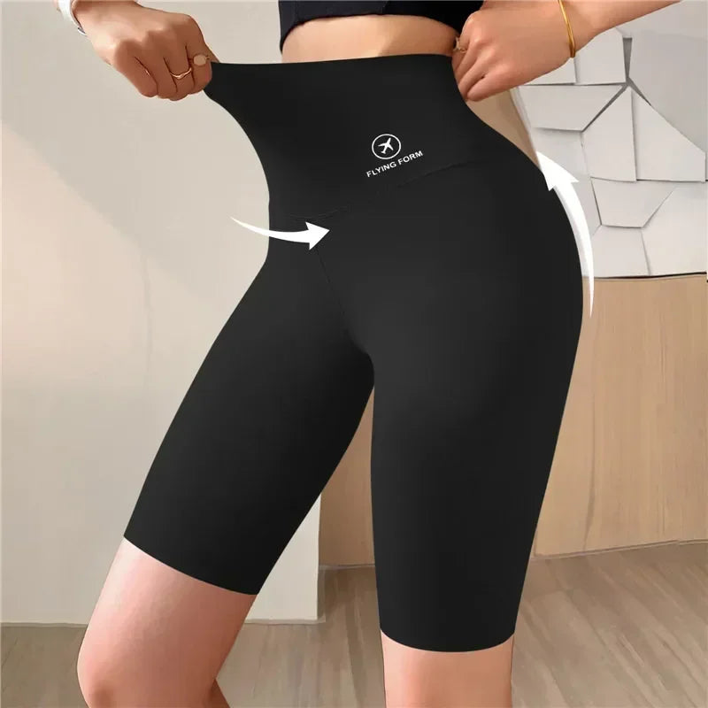Seamless Women Sports Shorts High Waist Fitness Jogging Body Shaping Boxers Push Up Scrunch Butt Biker Slim Underwear - Empire P.E