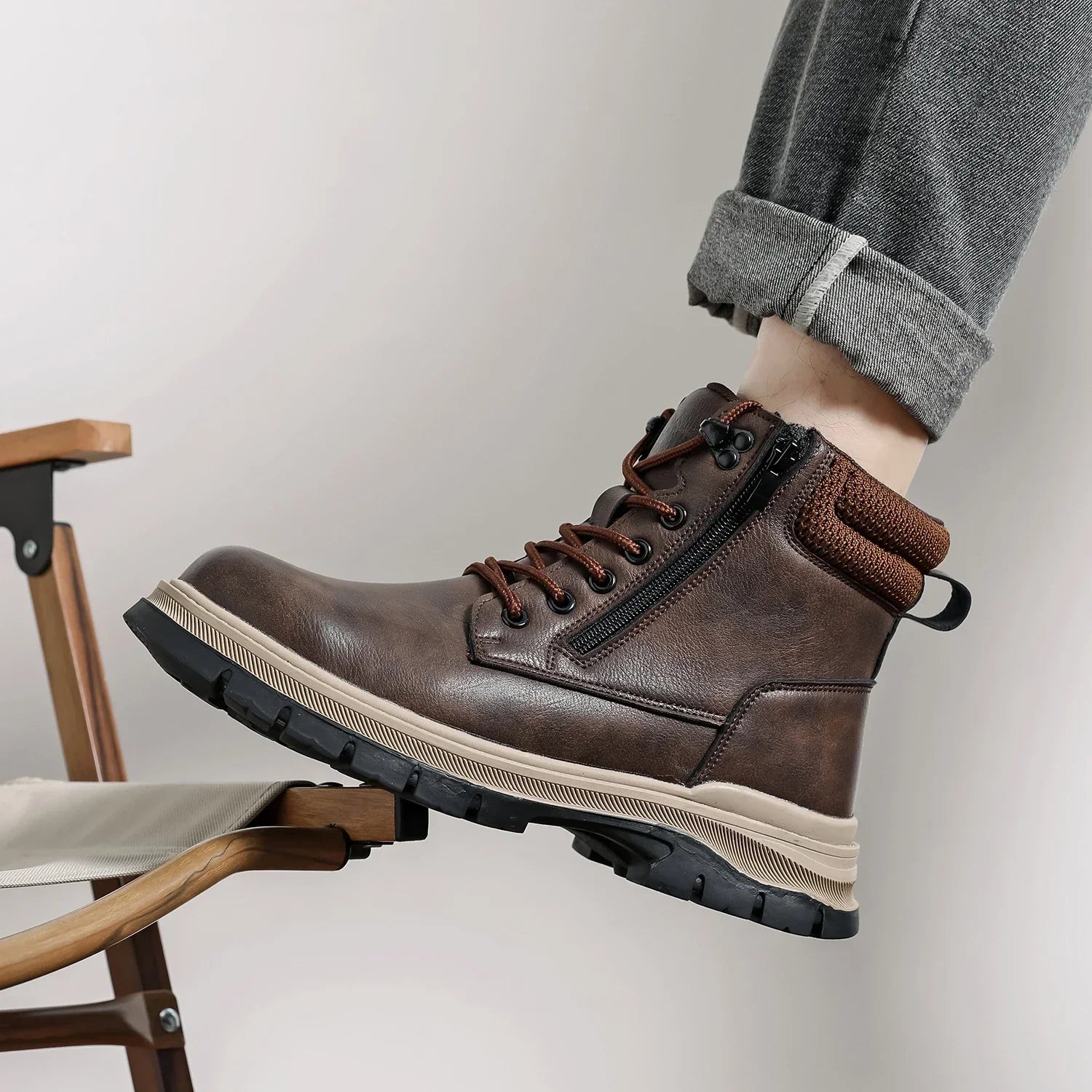 Steel Toe Cap Shoes For Men Work Boots - Empire P.E