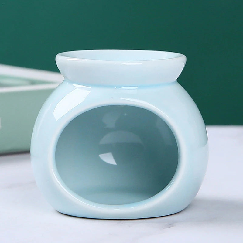 Ceramic Essential Oil Burner Incense Mini Candle Holder