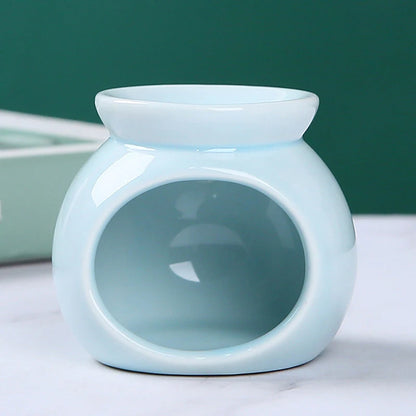Ceramic Essential Oil Burner Incense Mini Candle Holder
