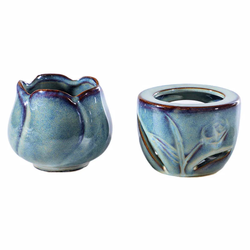 Tulip Ceramic Essential Oil Incense Burner