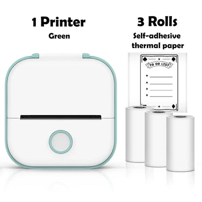 Portable Mini Wireless Thermal Pocket Printer Self-adhesive Stickers - Empire P.E