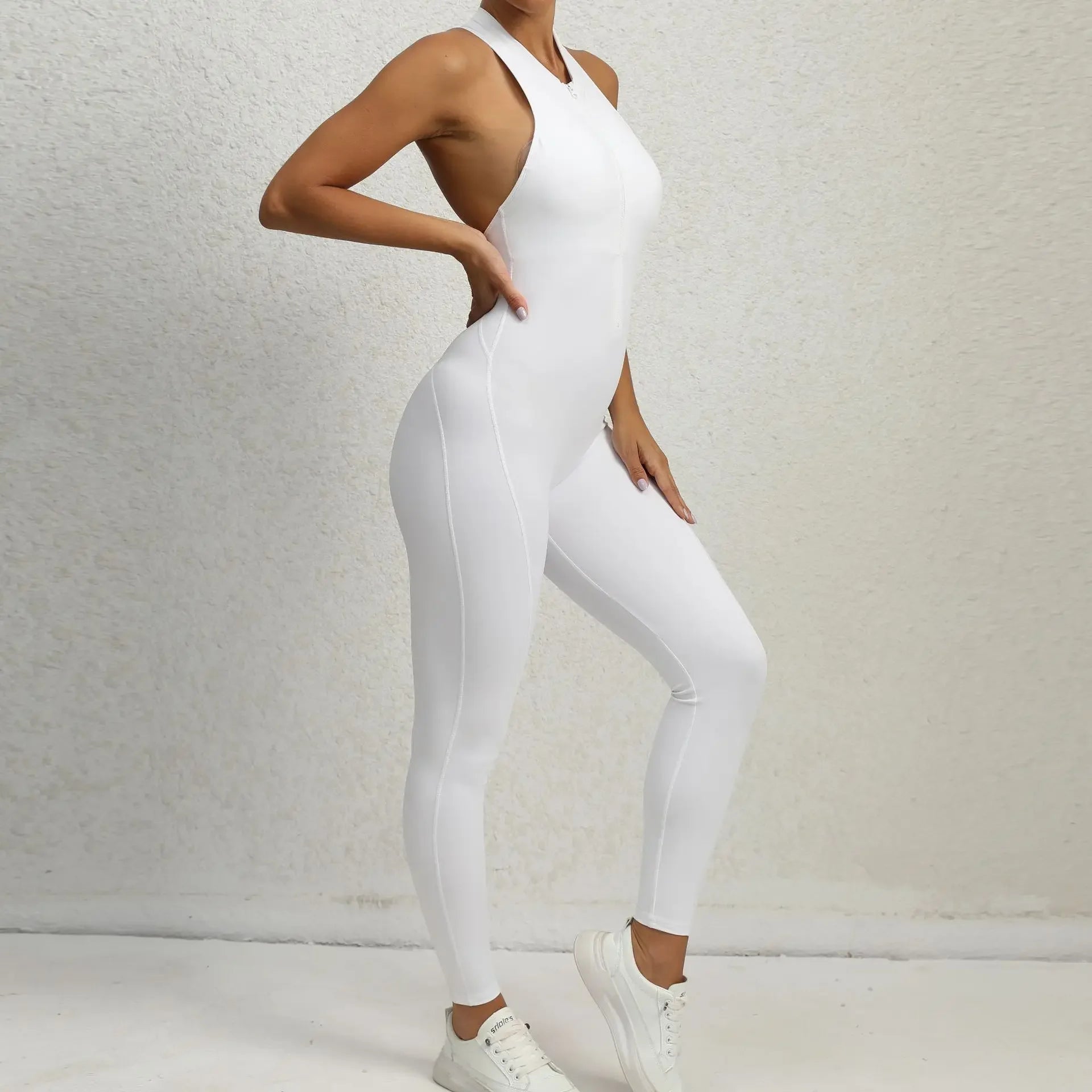 New Zip Up Rompers Scrunch Butt Yoga Sets - Empire P.E