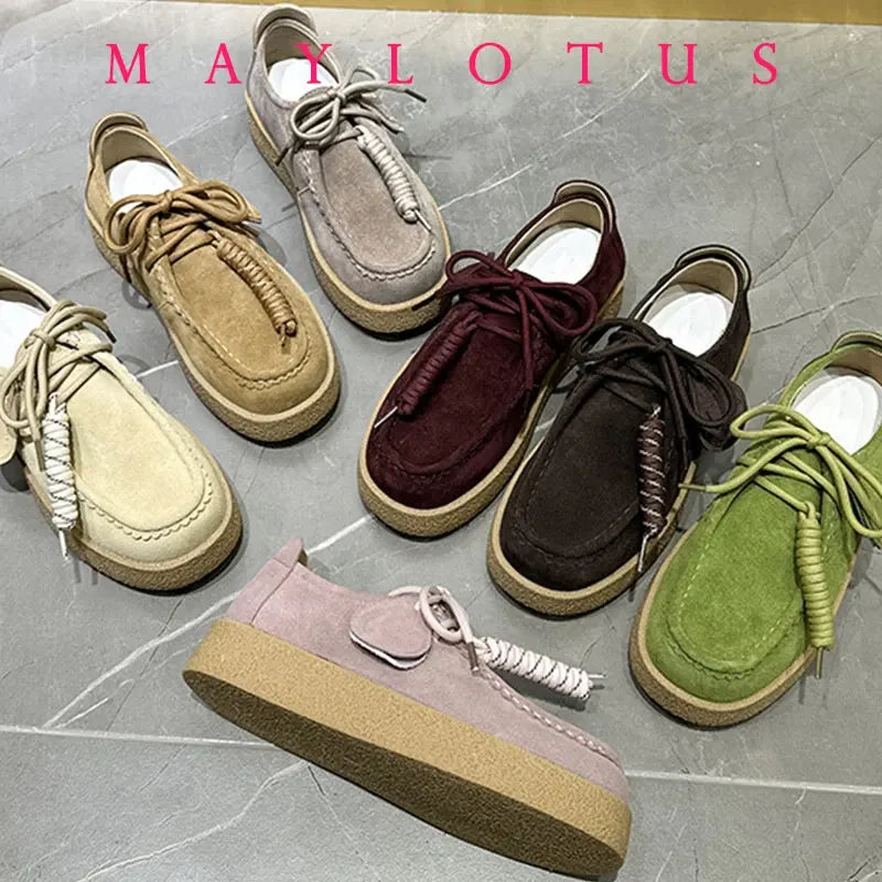 Retro Casual Suede Leather Loafers