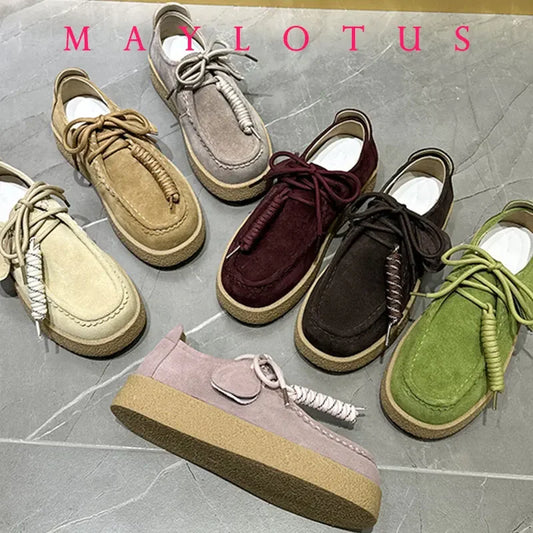 Retro Casual Suede Leather Loafers