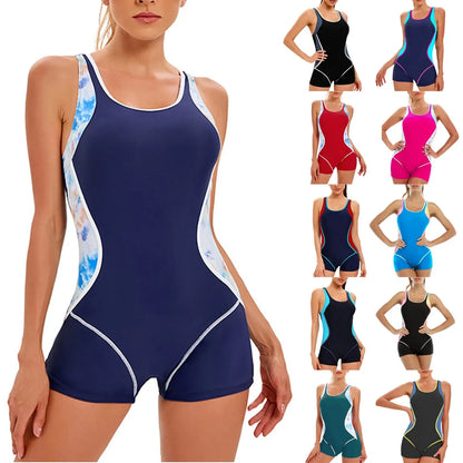 Women's Sport Swimsuit Sleeveless Conservative One-piece