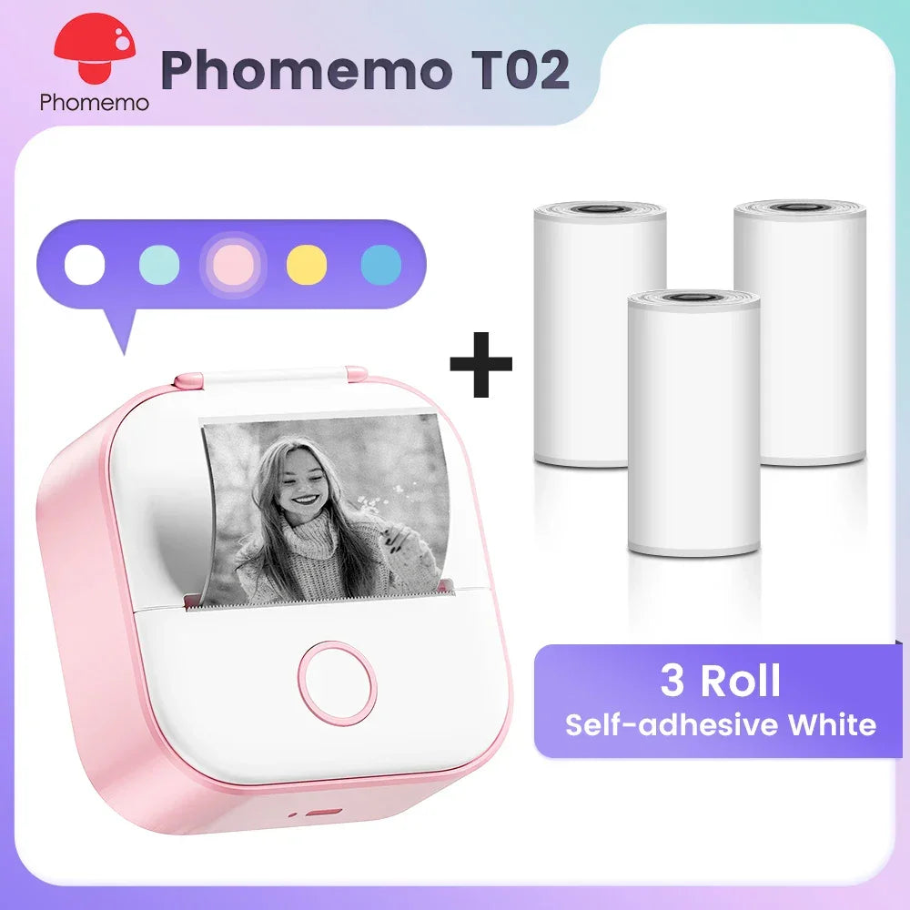 Pocket Printer Mini Portable Label Maker Self-adhesive - Empire P.E