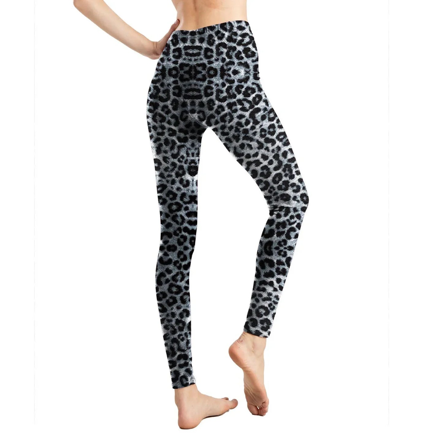 Leopard Leggings Printed High Waist - Empire P.E