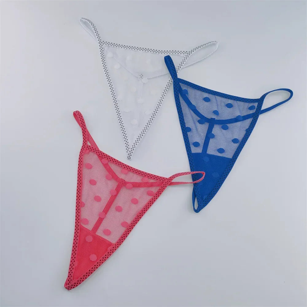 3pcs/pack Micro Transparent Thong - Empire P.E