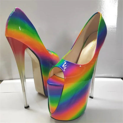 Sexy Stilettos 19cm Thin High-Heeled Patent Leather - Empire P.E