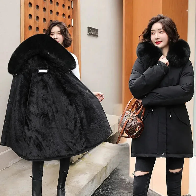 Women's Wool Liner Hooded Parkas - Empire P.E