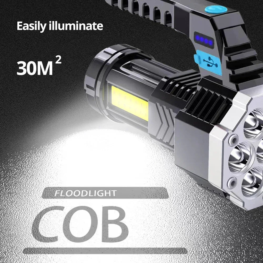 High Power Rechargeable Led Flashlights 7LED - Empire P.E