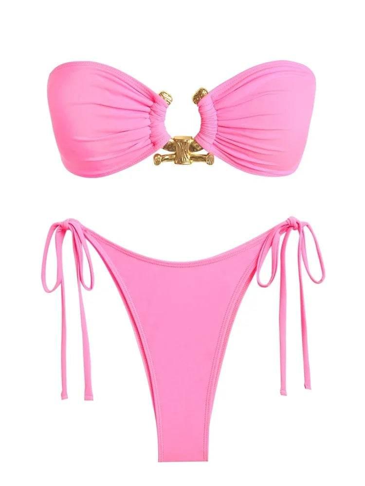 Solid O Ring 2025 New Swimsuit For Women - Empire P.E