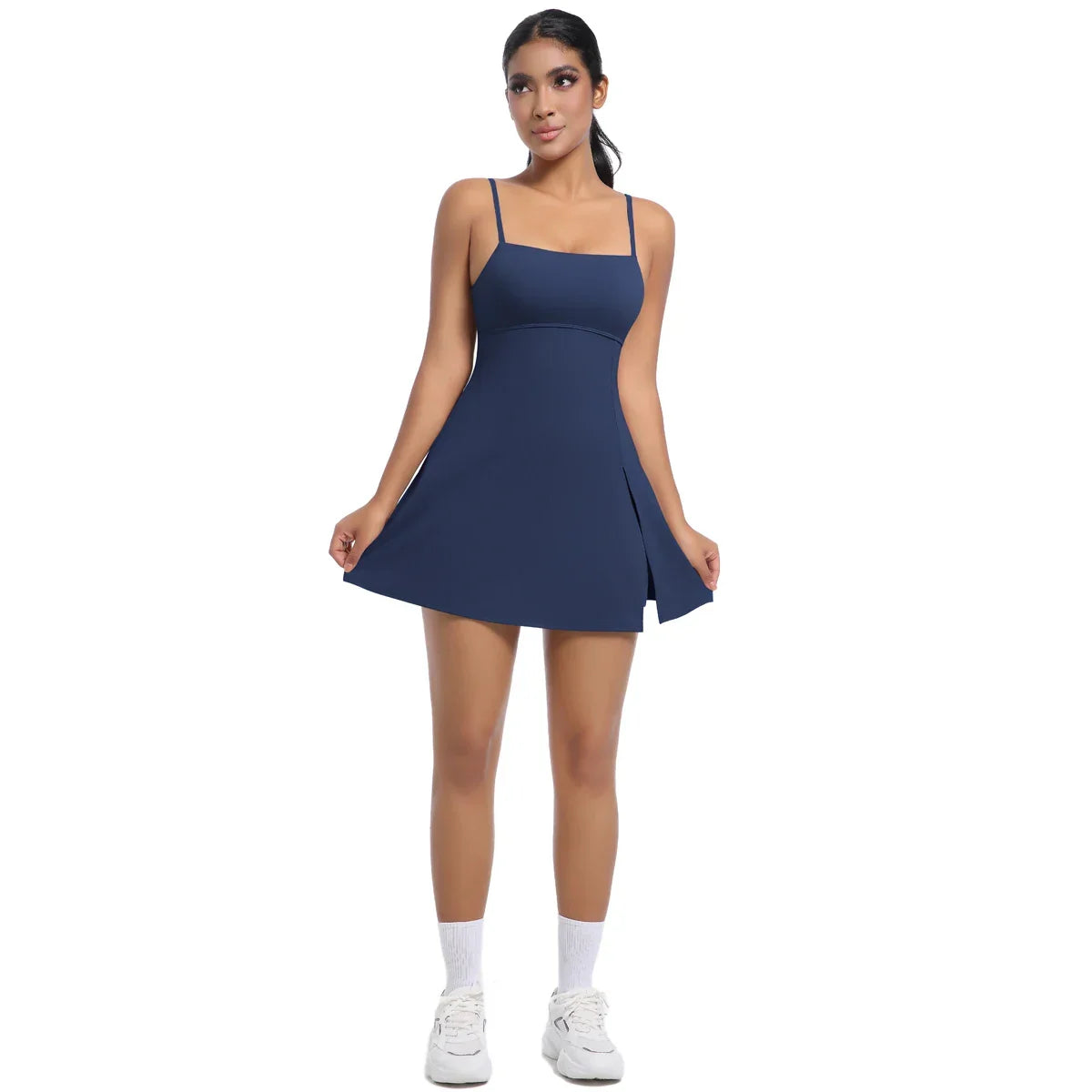 Women Yoga Tennis Skirts Gym Golf Running Sports Fitness Jumpsuit Skirt Sports Overalls Fitness Suits Gym Tracksuit Dance Skirt - Empire P.E