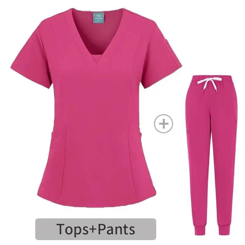Medical Uniform Scrubs Hospital Working Scrubs Set Medical Nurse Dental Surgery Suit Workwear - Empire P.E