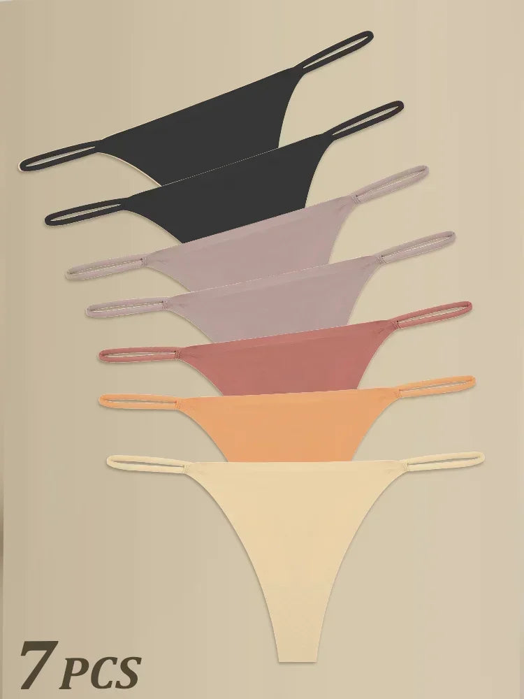 7Pcs/Set Women Seamless Thongs - Empire P.E
