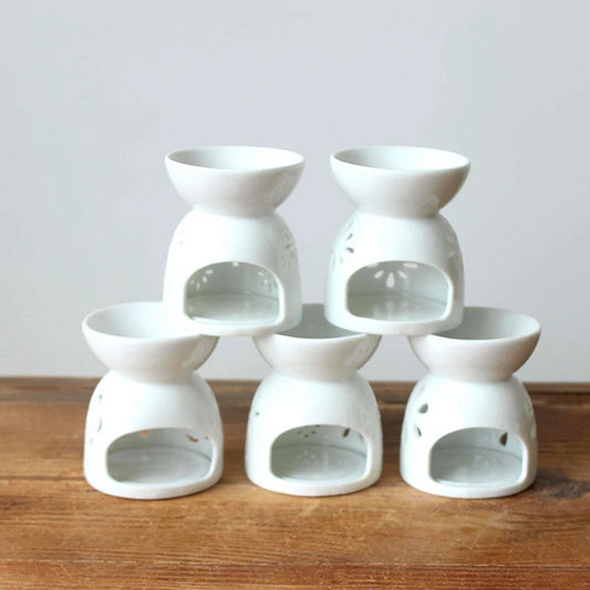 Porcelain Aroma Burner Essential Oil Furnace Mini Candle Holder
