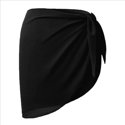 Women's Summer Beach Sarong Coverup Bikini Wrap Sheer Short Skirt