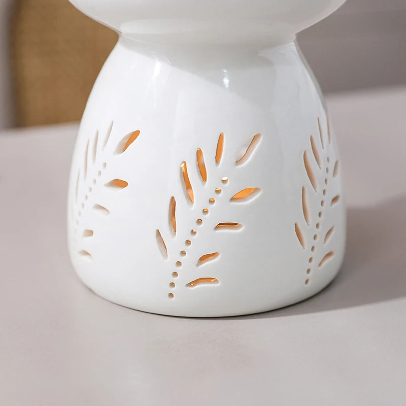 White Ceramic Incense Burner