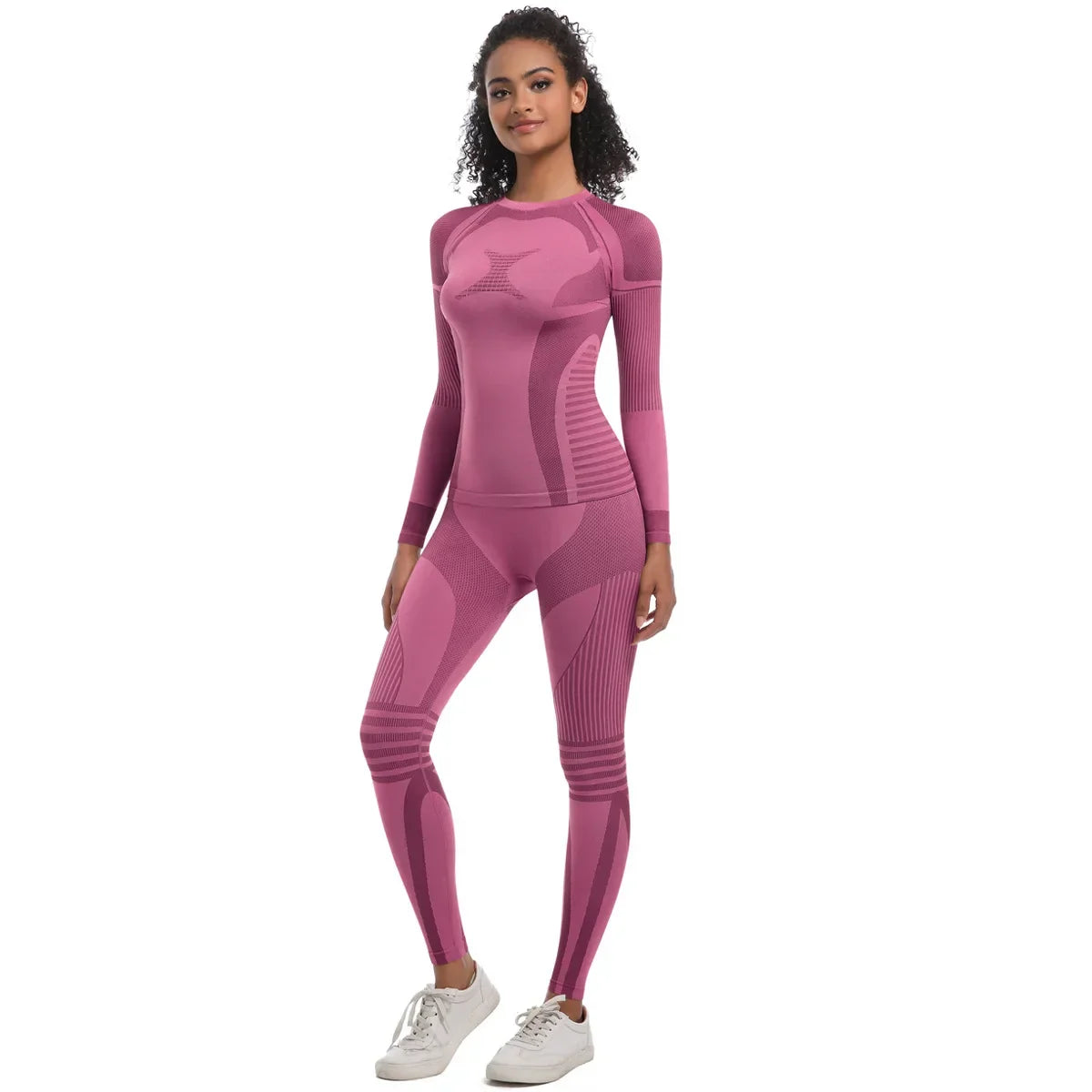 2Pc Women Skiwear Yoga Set