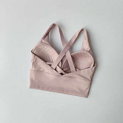 All-in-one Sports Bra Collection Breast High-intensity Professional Shock-proof Huddle Running Bra Yoga Fitness Bra Summer Cloth - Empire P.E