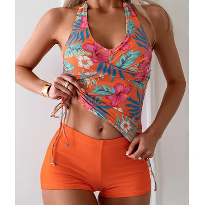 Summer Sexy Print Swimsuits Tankini Set - Empire P.E